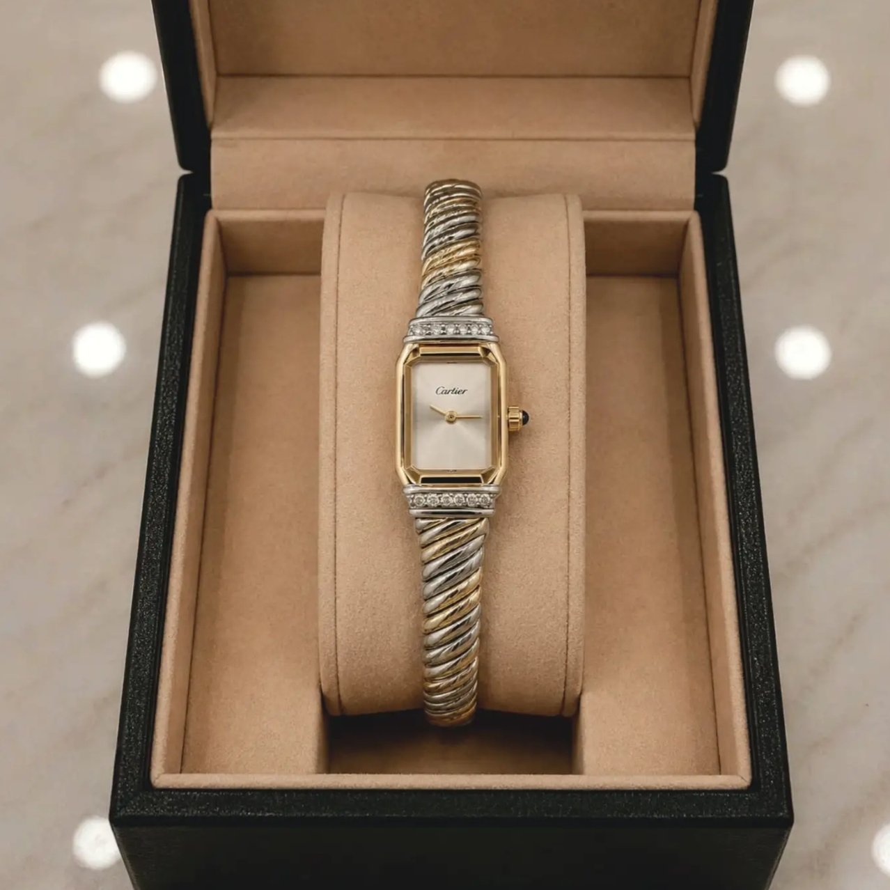 Ladies Luxury Rhinestone Rectangle Watch 
